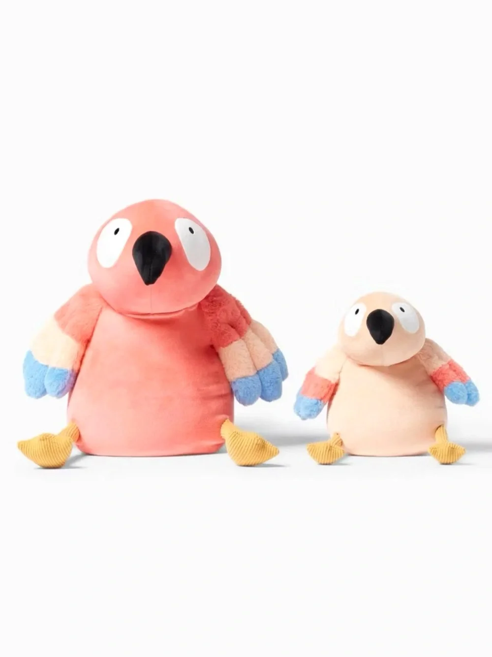 Pillowfort Parrot and Baby Weighted Plush for Kids | Bird Throw Pillow *NEW*
